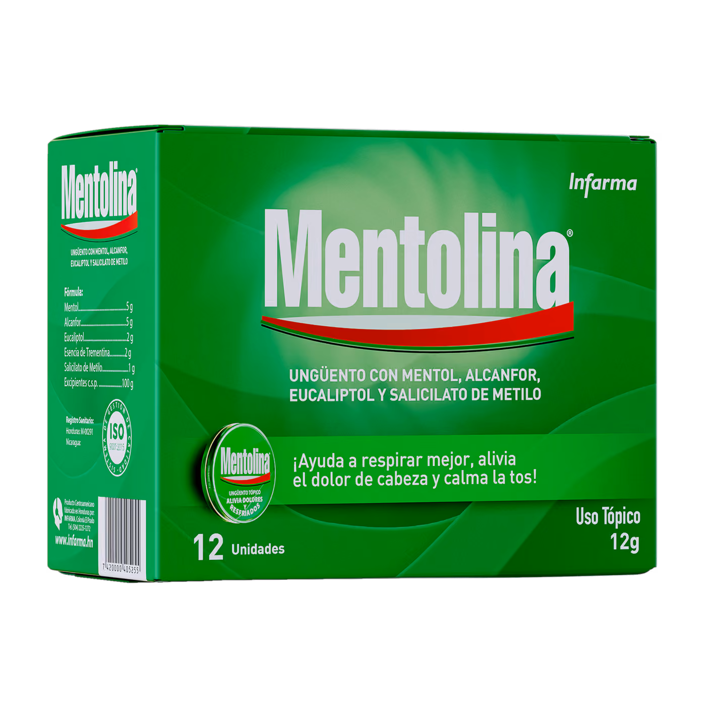 Mentolina Dispensador 12 g