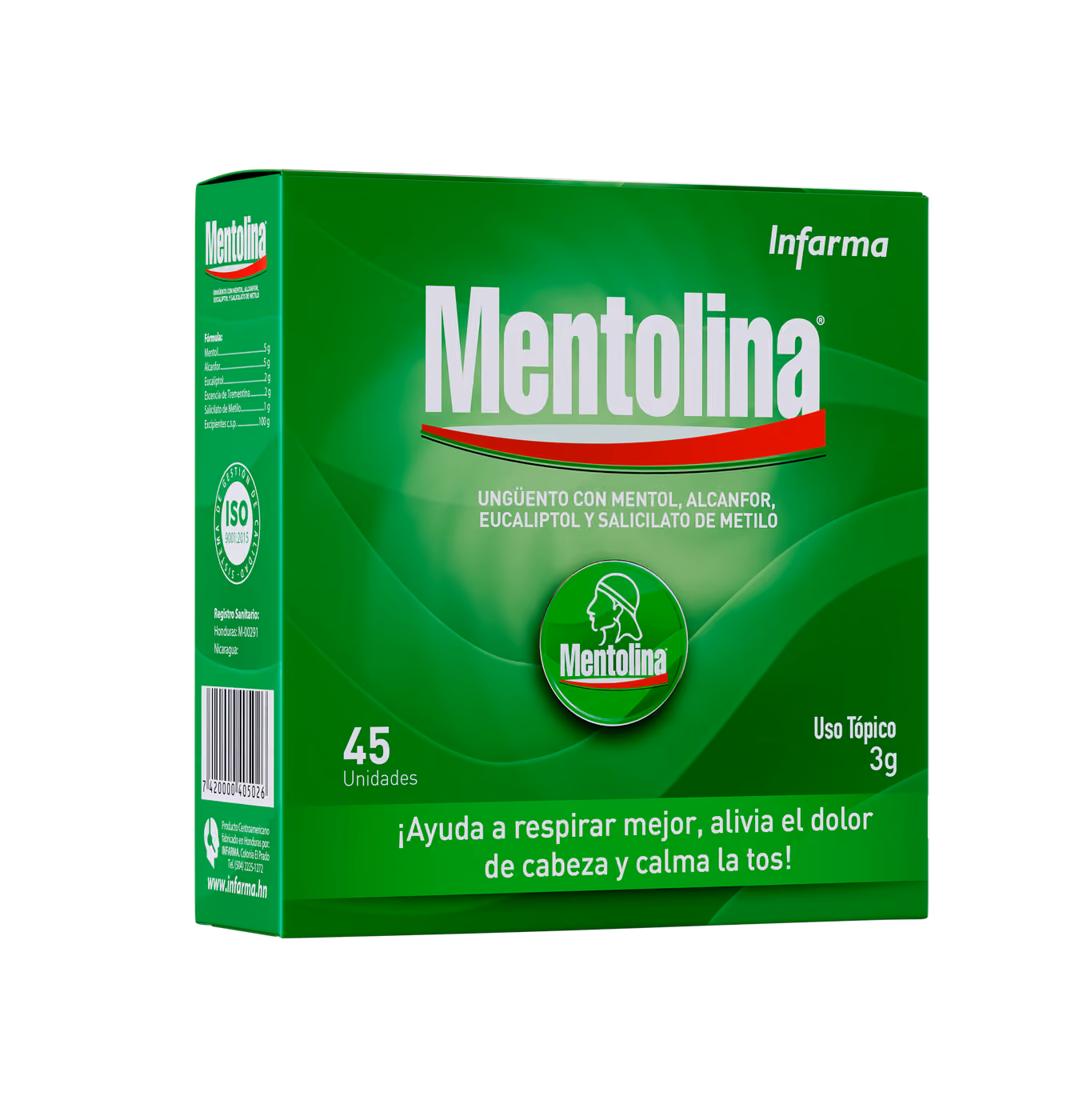 Mentolina Dispensador 3 g