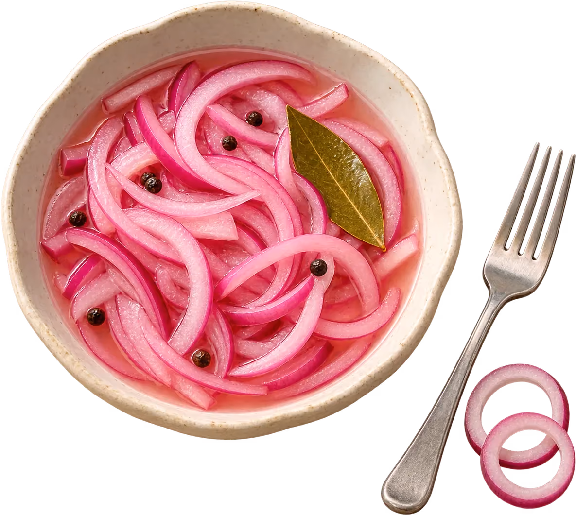 Cebolla encurtida rápida
